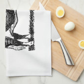 Hereford Cow Theedoek (Quarter Fold)