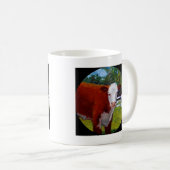 HEREFORD HEIFER COW ART KOFFIEMOK (Voorkant rechts)