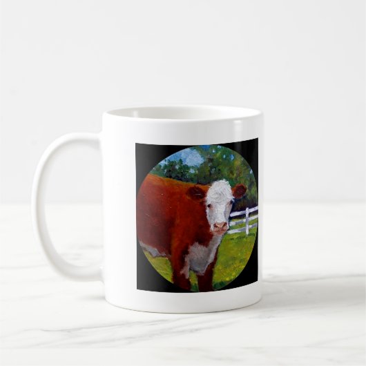 HEREFORD HEIFER COW ART KOFFIEMOK (Links)