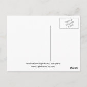 Hereford Inlet Lighthouse, New Jersey Briefkaart (Achterkant)