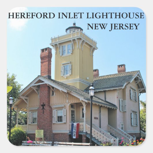 Hereford Inlet Lighthouse, New Jersey Stickers (Voorkant)