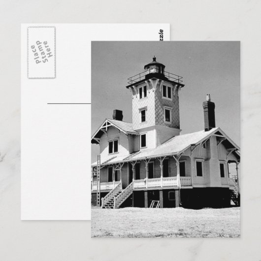 Hereford Inlet vuurtoren Briefkaart (Voorkant / Achterkant)