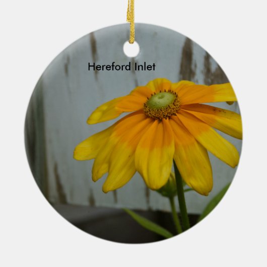 Hereford Inlet vuurtoren Keramisch Ornament (Achterkant)