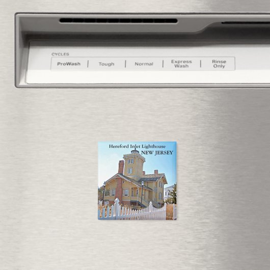 Hereford Inlet vuurtoren, New Jersey magneet (Insitu (Vaatwasser))