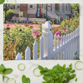 Hereford Inlet vuurtoren, New Jersey theedoek (Gevouwen)