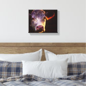 Hereford Koe Canvas Kunst (Insitu (Slaapkamer))
