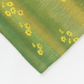 Hereford-Koe en Cute Calf in zomerperiode Fleece Deken (Hoek)