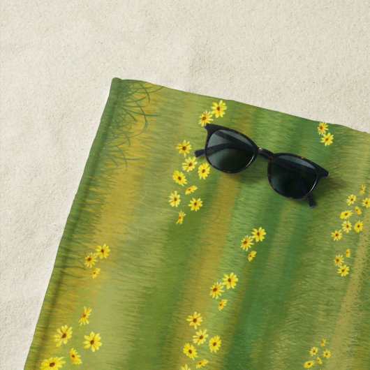 Hereford-Koe en Cute Calf in zomerperiode Strandlaken (In situ)