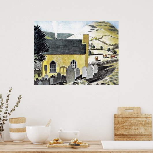 Herefords Knob & Baptist Chapel Poster (Keuken)