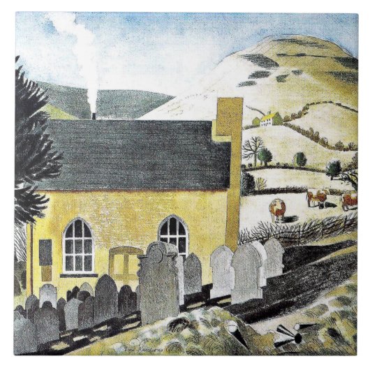 Herefords Knob & Baptist Chapel Tegeltje (Voorkant)