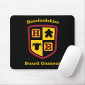 Herefordshire Board Gamers muismat (Met muis)