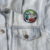 Herelecteer Obama Ronde Button 5,7 Cm (In situ)