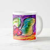 Heremietkreeft edelsteen grote koffiekop (Voorkant rechts)