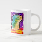Heremietkreeft edelsteen grote koffiekop (Rechts)