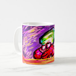 Heremietkreeft edelsteen koffiemok