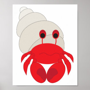 Heremietkreeft Poster