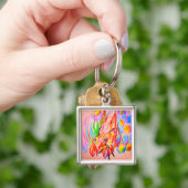 Heremietkreeft vreugde sleutelhanger (Hand)