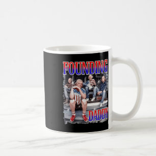 Heren 4 juli shirt Oprichtende papa George Washi Koffiemok