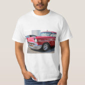 Heren 57 CHEVY BEL AIR AUTO T-shirt (Voorkant)