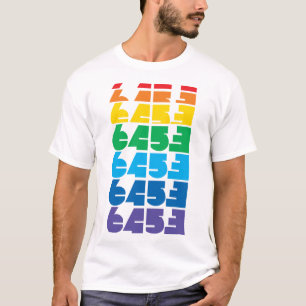 Heren 6453 Block multicolor T-shirt
