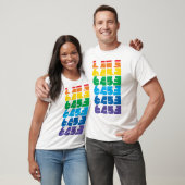 Heren 6453 Block multicolor T-shirt (Unisex)
