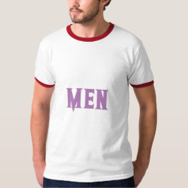 Heren Aangepaste Tekst Lavendel Kleur Heren Basic T-shirt