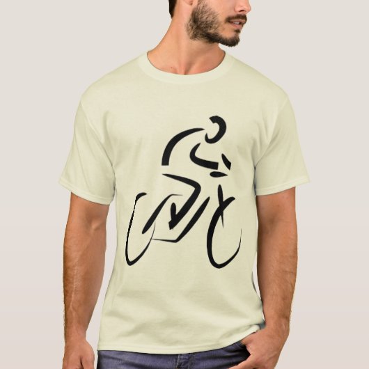 Heren Abstract Doodle Hart T-shirt (Voorkant)