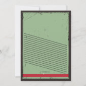 Heren Bachelorfeest Uitnodigingen (Achterkant)