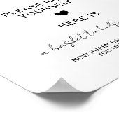 Heren Badkamer Complimenten Bruiloft Party Poster (Hoek)