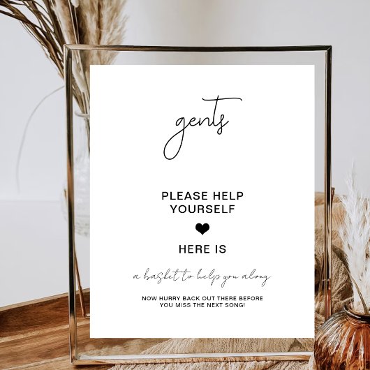 Heren Badkamer Complimenten Bruiloft Party Poster