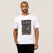 Heren Barbershop Retro Kapsels Scheren T-shirt (Voorkant volledig)