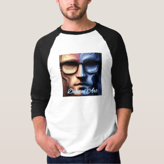 Heren Basic 3/4 Mouwen Raglan T-Shirt