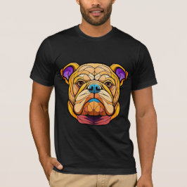 Heren Basic Bulldog Hoodie T-shirt