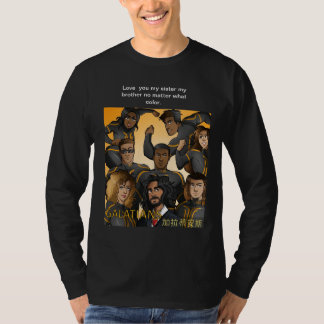 Heren basic donker T-shirt
