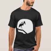 Heren basic donker T-shirt (Voorkant)