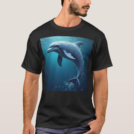 Heren Basic Donkere T-shirt (Voorkant)