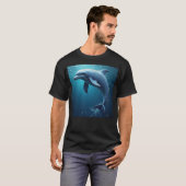 Heren Basic Donkere T-shirt (Voorkant volledig)