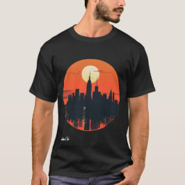 Heren Basic Donkere T-Shirt