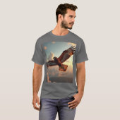 Heren Basic Donkere T-Shirt (Voorkant volledig)