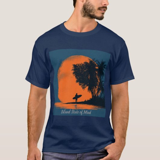 Heren Basic Donkere T-shirt (Voorkant)