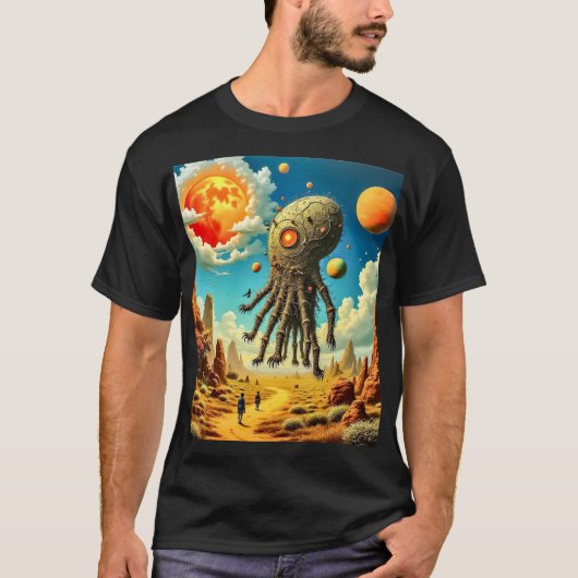 Heren Basic Donkere T-Shirt (Voorkant)