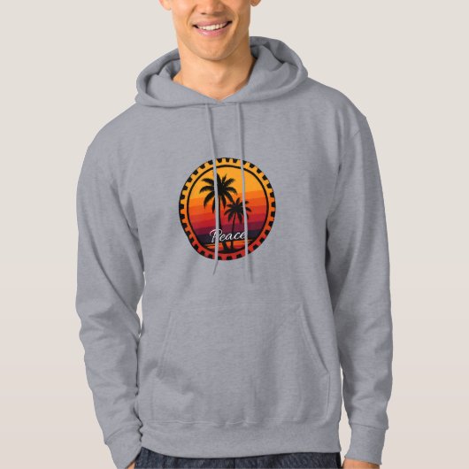 Heren Basic Hooded Sweatshirt (Voorkant)