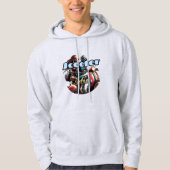 Heren Basic Hooded Sweatshirt (Voorkant)