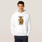 Heren Basic Hoodie T-shirt (Voorkant volledig)