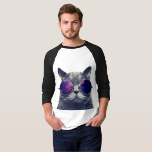 Heren Basic Raglan T-Shirt met 3/4 Mouwen