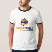 Heren Basic Ringer T-Shirt (Voorkant)
