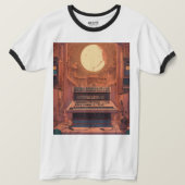 Heren Basic Ringer T-Shirt (Design voorkant)