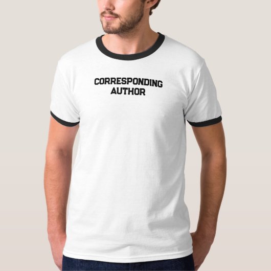 Heren Basic Ringer T-Shirt (Voorkant)