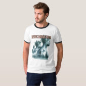 Heren Basic Ringer T-Shirt (Voorkant volledig)