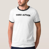 Heren Basic Ringer T-shirt (Voorkant)